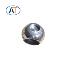 Hard fixed sphere and seat for ball valve